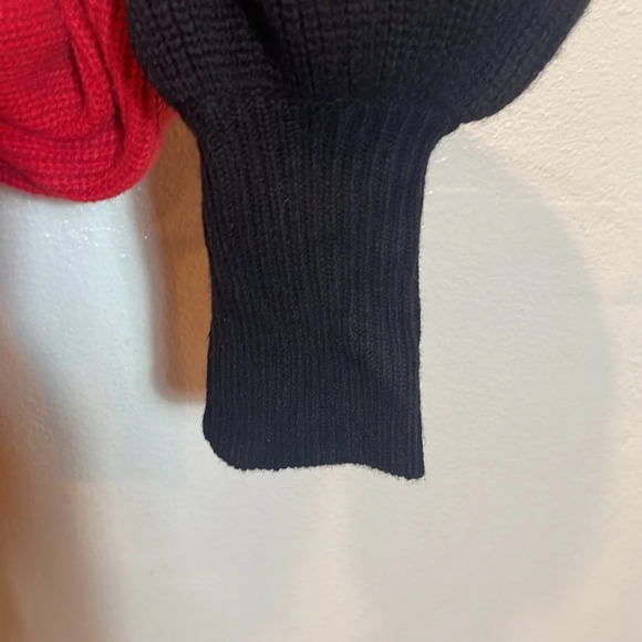 A.L.C. Sammy Color block Cashmere Lambswool Sweater size small - Picture 4 of 7